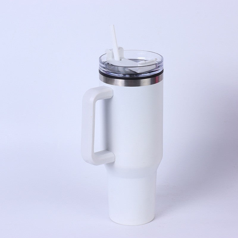Wholesale 304 stainless steel 40oz ice cup double layer vacuum spray car cup creative outdoor handle cup